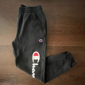 Champion sweatpants black size Boys M
